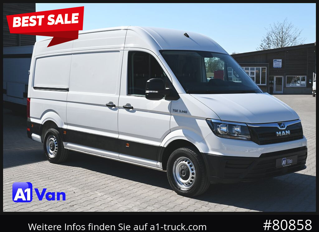MAN TGE 3.140, Klima, Tachograph, AHK - Furgone chiuso: foto 1 MAN TGE 3.140, Klima, Tachograph, AHK - Furgone chiuso: foto 1