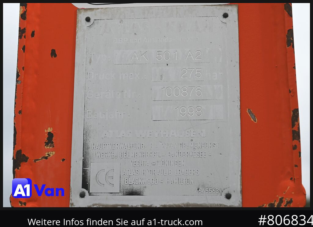 MAN TGL 8.180 Kipper Kran, Meiller, Atlas, AHK - Autocarro ribaltabile, Camion con gru: foto 4 MAN TGL 8.180 Kipper Kran, Meiller, Atlas, AHK - Autocarro ribaltabile, Camion con gru: foto 4