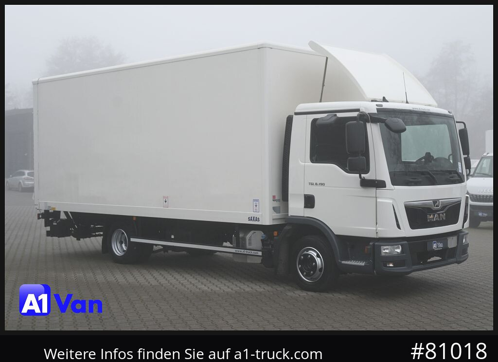 MAN TGL 8.190 4x2, Klima, LBW, Rockinger - Furgone box: foto 1 MAN TGL 8.190 4x2, Klima, LBW, Rockinger - Furgone box: foto 1