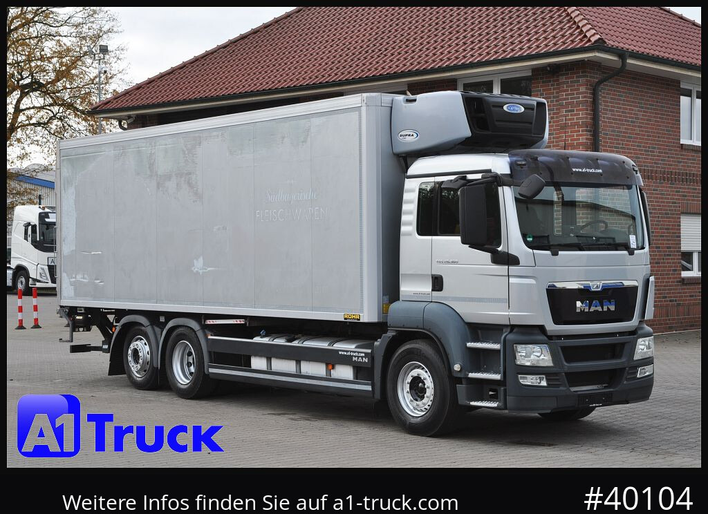 MAN TGS 26.360, Carrier 1150 Rolltor+ LBW, Liftachse, - Autocarro frigorifero: foto 1 MAN TGS 26.360, Carrier 1150 Rolltor+ LBW, Liftachse, - Autocarro frigorifero: foto 1