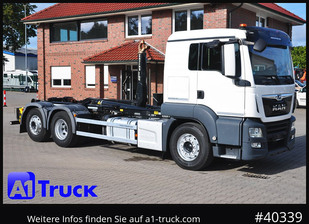 Autocarro scarrabile MAN TGS 26.470 BL 6x2,  Meiller, Funk, Lenkachse,: foto 1