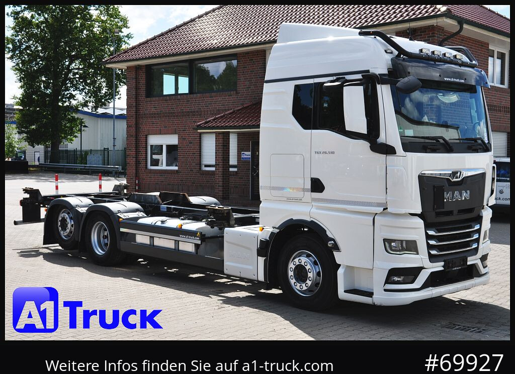 MAN TGX 26,510 GM Multiwechsler 980-1420mm - Autocarro portacontainer/ Caisse interchangeable: foto 1 MAN TGX 26,510 GM Multiwechsler 980-1420mm - Autocarro portacontainer/ Caisse interchangeable: foto 1