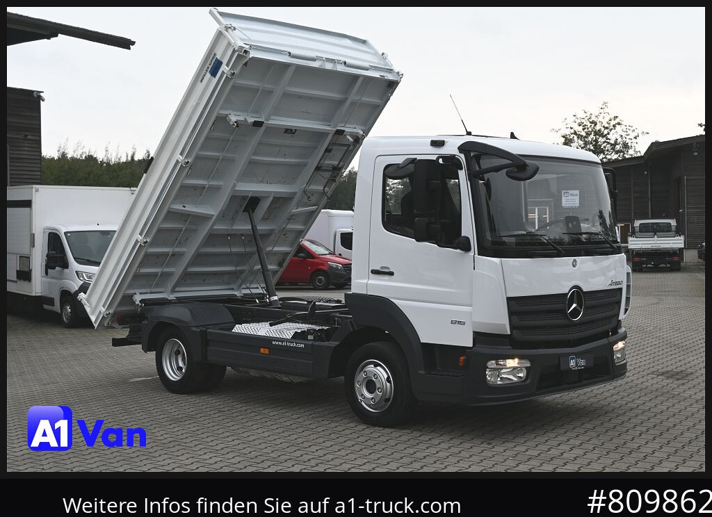 MERCEDES-BENZ Atego 816 Kipper, Ahk,Klima, Meiller, 3-Sitzer - Autocarro ribaltabile: foto 1 MERCEDES-BENZ Atego 816 Kipper, Ahk,Klima, Meiller, 3-Sitzer - Autocarro ribaltabile: foto 1