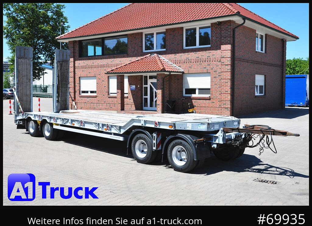MUELLER-MITTELTAL T4 Profi, 4 achs Tieflader, hydr. Rampen, - Rimorchio pianale ribassato: foto 1 MUELLER-MITTELTAL T4 Profi, 4 achs Tieflader, hydr. Rampen, - Rimorchio pianale ribassato: foto 1