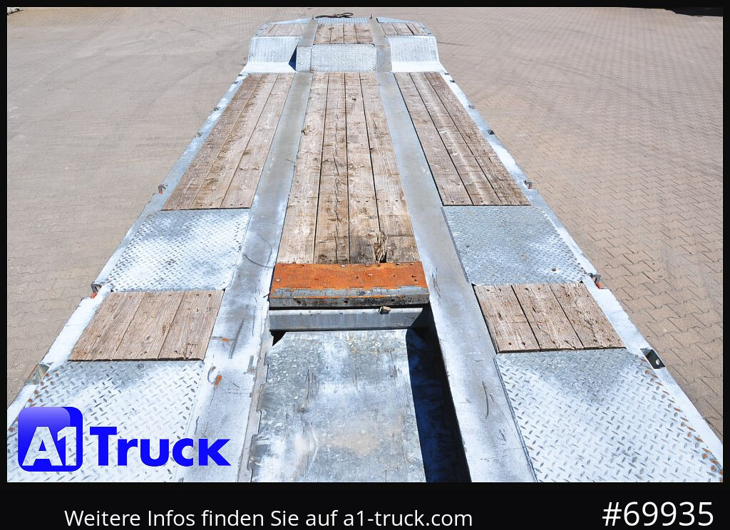 MUELLER-MITTELTAL T4 Profi, 4 achs Tieflader, hydr. Rampen, - Rimorchio pianale ribassato: foto 3 MUELLER-MITTELTAL T4 Profi, 4 achs Tieflader, hydr. Rampen, - Rimorchio pianale ribassato: foto 3