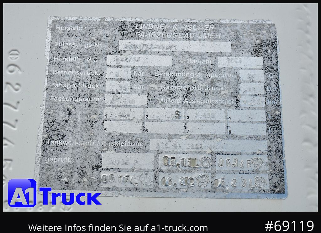 Oben-Untenbef. 22.400 Ltr. 3 KA - Rimorchio cisterna: foto 3 Oben-Untenbef. 22.400 Ltr. 3 KA - Rimorchio cisterna: foto 3