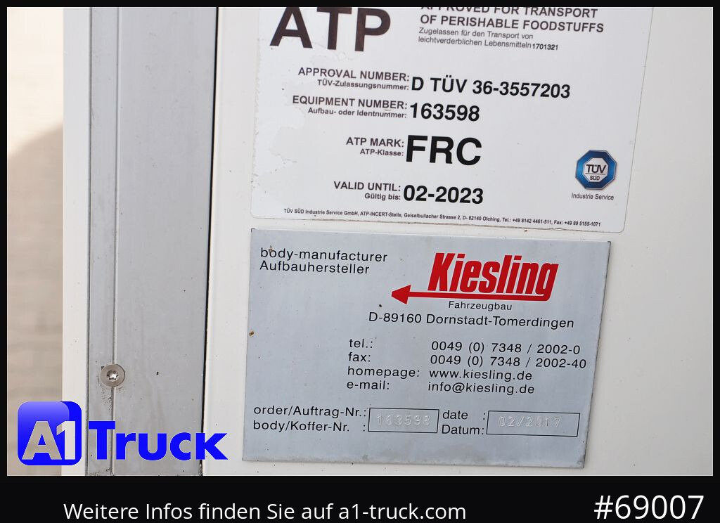 RENAULT D16- 280 Klima, TK 1000 R LBW+Türen - Autocarro frigorifero: foto 4 RENAULT D16- 280 Klima, TK 1000 R LBW+Türen - Autocarro frigorifero: foto 4