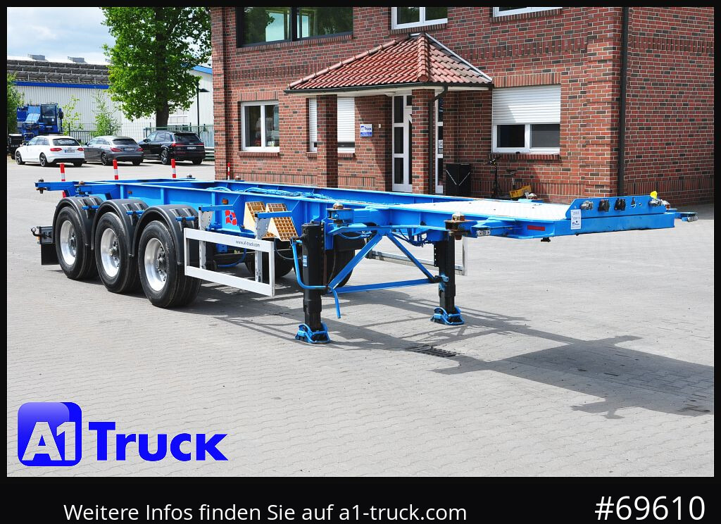 ROHR RSW C 38 CO, ADR, Alufelgen, - Semirimorchio portacontainer/ Caisse interchangeable: foto 1 ROHR RSW C 38 CO, ADR, Alufelgen, - Semirimorchio portacontainer/ Caisse interchangeable: foto 1