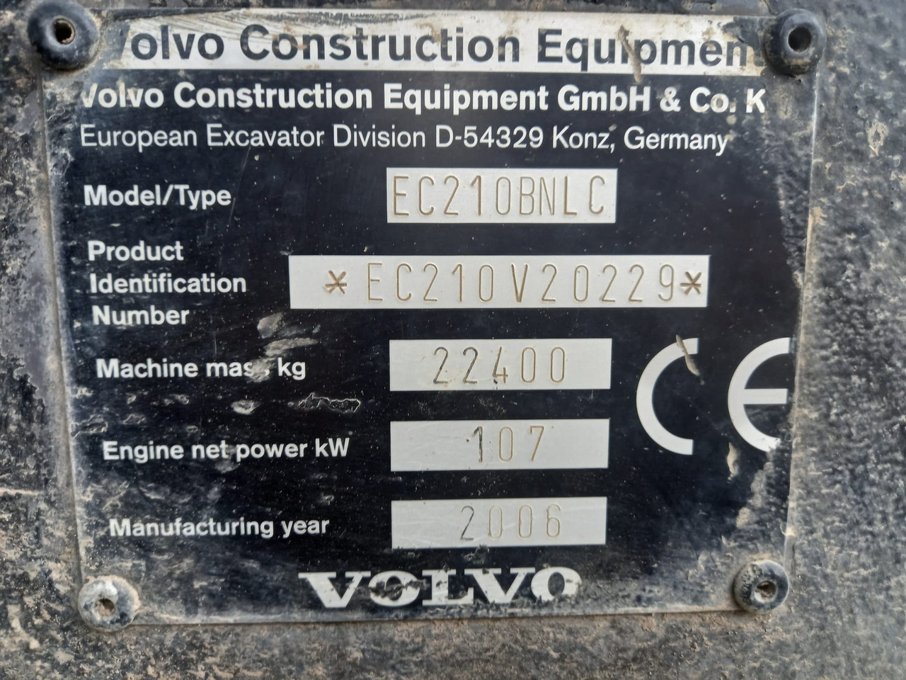 VOLVO EC210B NLC Escavatore cingolato usato in buone condizioni. - Escavatore cingolato: foto 5 VOLVO EC210B NLC Escavatore cingolato usato in buone condizioni. - Escavatore cingolato: foto 5