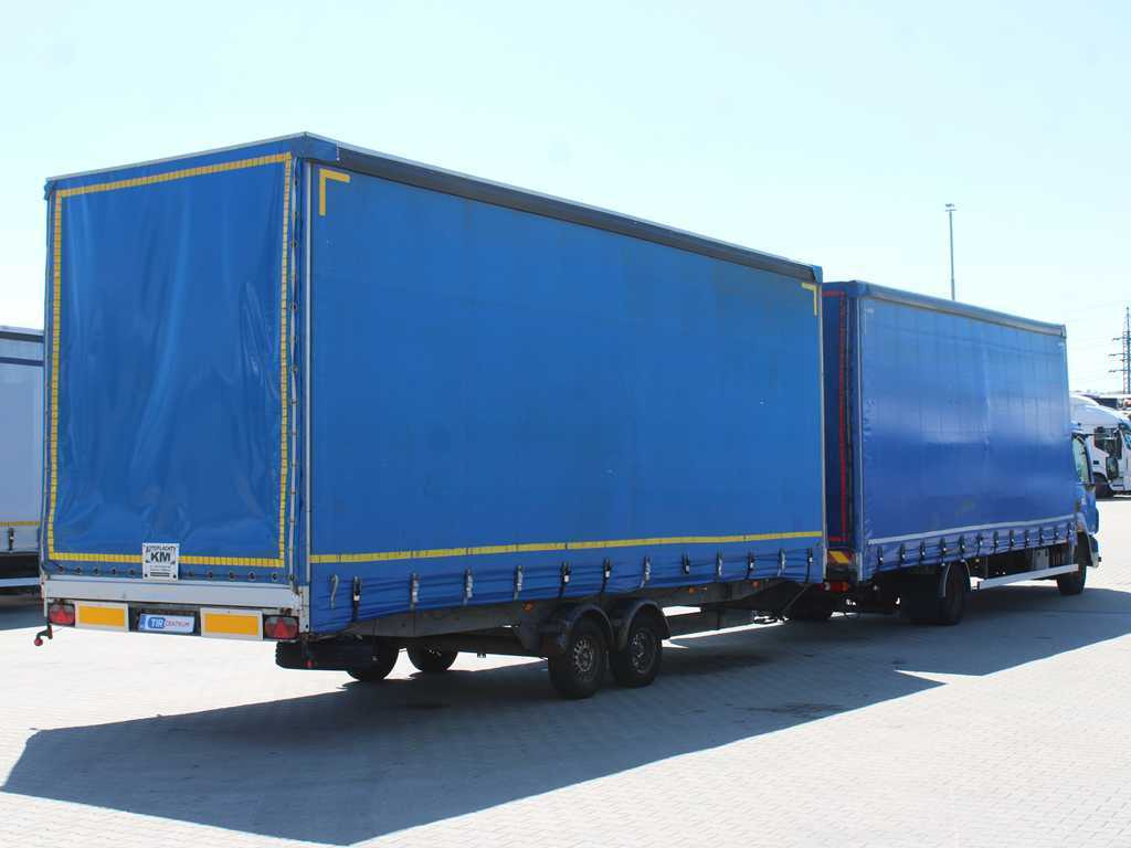 DAF FA LF 45, EURO 5, TYRES 80% + AGADOS TRAILER - Camion centinato: foto 4 DAF FA LF 45, EURO 5, TYRES 80% + AGADOS TRAILER - Camion centinato: foto 4