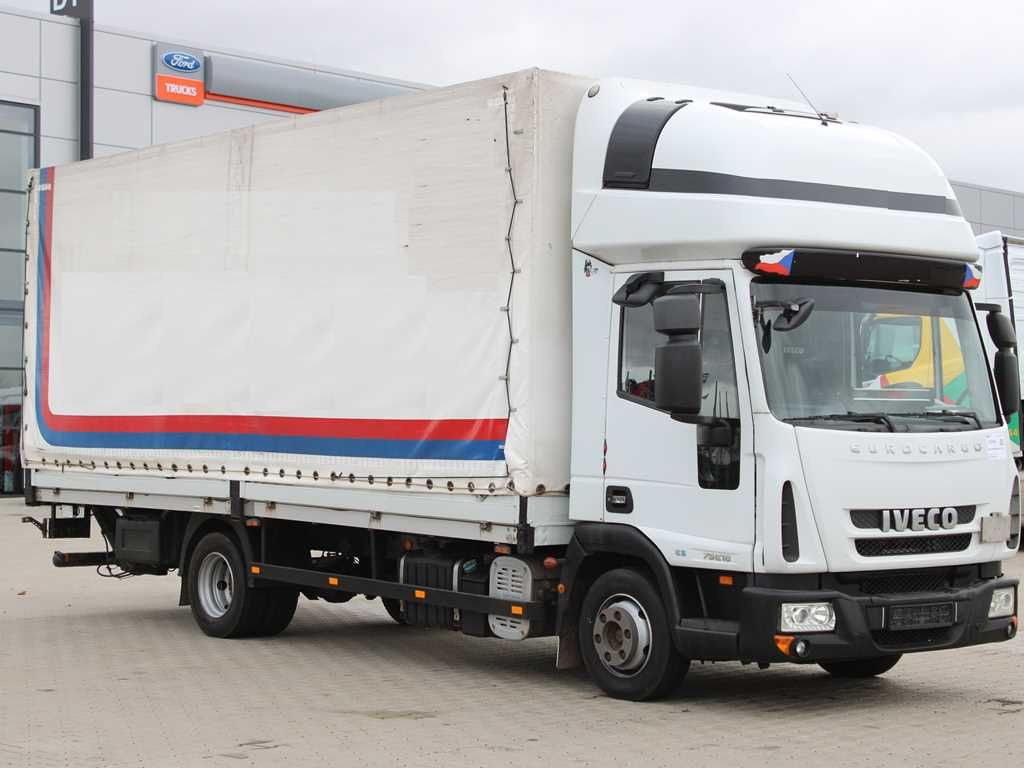 Iveco EUROCARGO 75E18, HYDRAULIC LIFT, SLEEPING CABIN Iveco EUROCARGO 75E18, TAIL LIFT, SLEEPING CABIN - Camion centinato: foto 2 Iveco EUROCARGO 75E18, HYDRAULIC LIFT, SLEEPING CABIN Iveco EUROCARGO 75E18, TAIL LIFT, SLEEPING CABIN - Camion centinato: foto 2