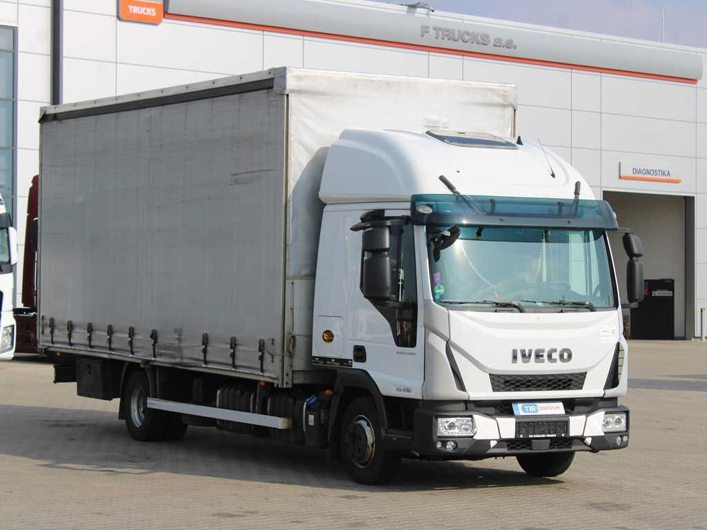 Iveco EUROCARGO 75E210, EURO 6, PNEU 80% - Camion centinato: foto 2 Iveco EUROCARGO 75E210, EURO 6, PNEU 80% - Camion centinato: foto 2