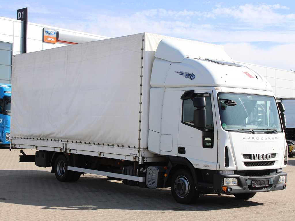 Iveco EUROCARGO ML 75E18, EURO 5EEV, PNEU 90%, SIDE - Camion centinato: foto 2 Iveco EUROCARGO ML 75E18, EURO 5EEV, PNEU 90%, SIDE - Camion centinato: foto 2