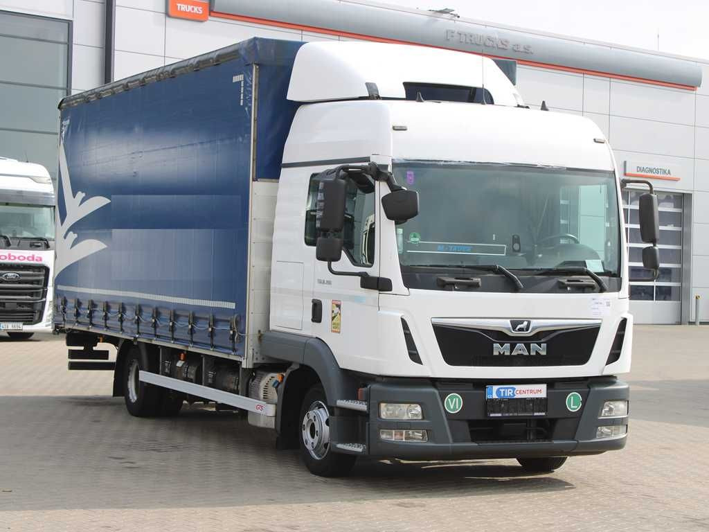 MAN TGL 8.190, EURO 6, PNEU 80% - Camion centinato: foto 2 MAN TGL 8.190, EURO 6, PNEU 80% - Camion centinato: foto 2