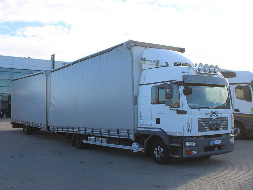 MAN TGL 8.210, EURO 4 + H&W TRAILER - Camion centinato: foto 3 MAN TGL 8.210, EURO 4 + H&W TRAILER - Camion centinato: foto 3