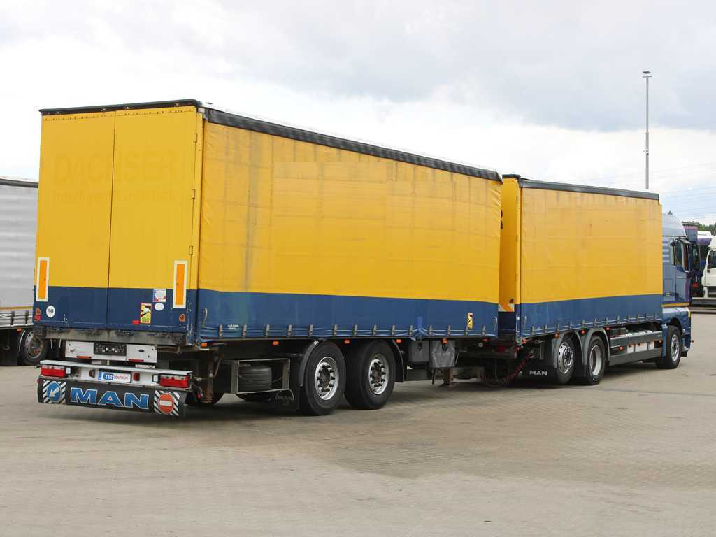 MAN TGS 26.440, 6X2, EURO 5, LIFTING AXLE, TV + K&G ZPA 18 - Camion centinato: foto 4 MAN TGS 26.440, 6X2, EURO 5, LIFTING AXLE, TV + K&G ZPA 18 - Camion centinato: foto 4