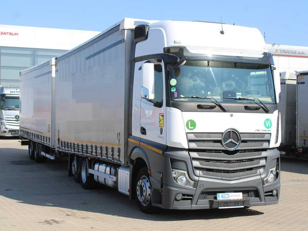 Mercedes-Benz Actros 2542, 6X2, EURO 6, AIR SUSPENSION, NAVIGATION + PANAV TVK18M - Camion centinato: foto 3 Mercedes-Benz Actros 2542, 6X2, EURO 6, AIR SUSPENSION, NAVIGATION + PANAV TVK18M - Camion centinato: foto 3