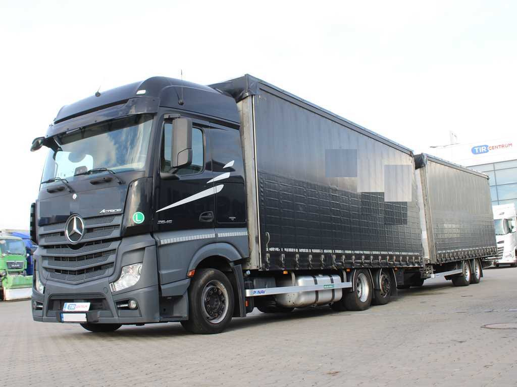Mercedes-Benz Actros 2545, 6X2, EURO 6, AIR SUSPENSION + PANAV - Camion centinato: foto 1 Mercedes-Benz Actros 2545, 6X2, EURO 6, AIR SUSPENSION + PANAV - Camion centinato: foto 1