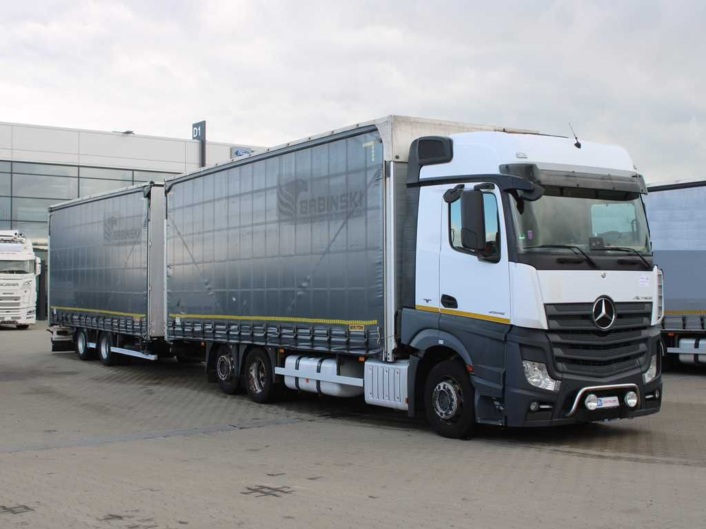 Mercedes-Benz Actros 2545, TRANZIT SET, LIFTING AXLE, EURO 6 - Camion centinato: foto 2 Mercedes-Benz Actros 2545, TRANZIT SET, LIFTING AXLE, EURO 6 - Camion centinato: foto 2
