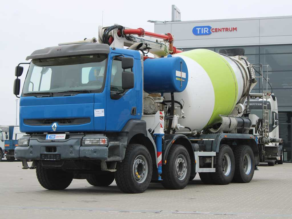 Renault KERAX 420, EURO 3, 7m3, 8X4, CIFA MAGNUM MK 24.4 CONCRETE PUMP - Betonpompa: foto 1 Renault KERAX 420, EURO 3, 7m3, 8X4, CIFA MAGNUM MK 24.4 CONCRETE PUMP - Betonpompa: foto 1