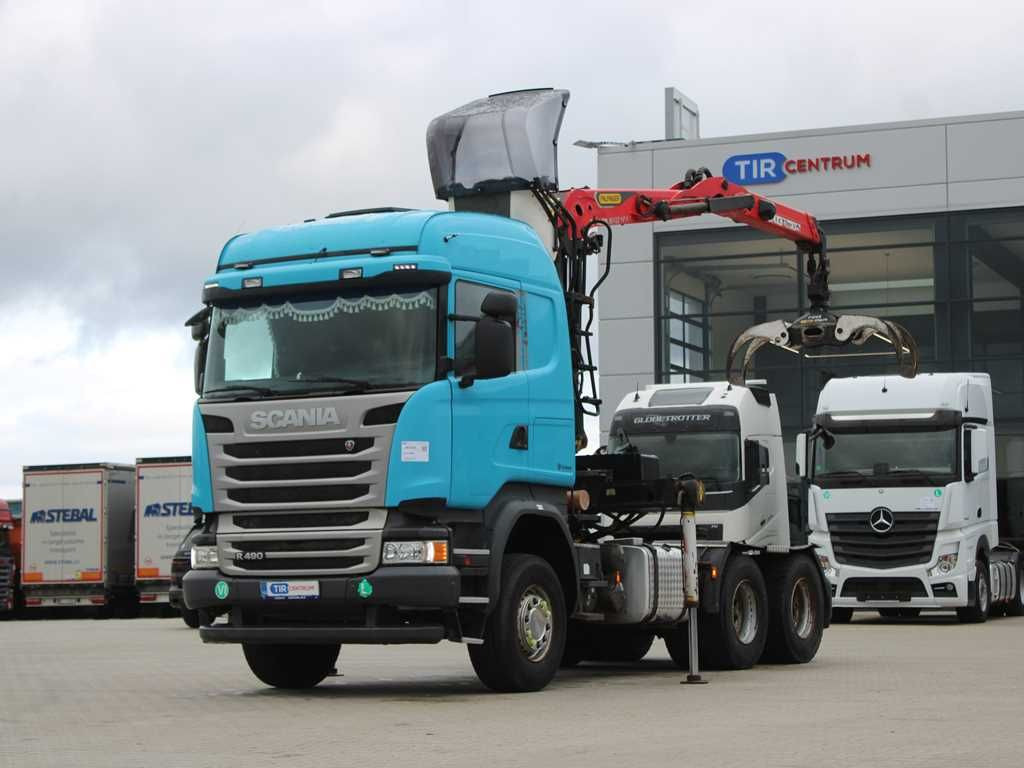 Scania R490, 6X4, EURO 6, PALFINGER EPSILON M13Z91 - Camion con gru: foto 1 Scania R490, 6X4, EURO 6, PALFINGER EPSILON M13Z91 - Camion con gru: foto 1