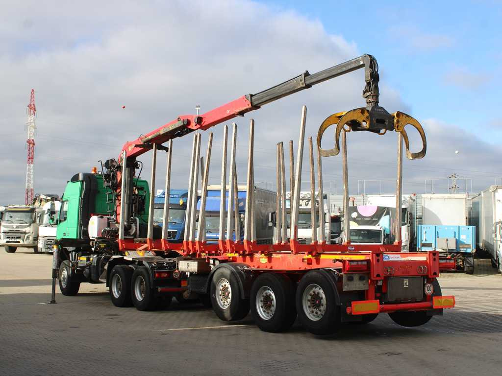 Trattore stradale, Semirimorchio trasporto legname Volvo FM 540, EURO 6, 6X6, VEB+, HYDRAULIC ARM PALFINGER Q170Z96: foto 6 Trattore stradale, Semirimorchio trasporto legname Volvo FM 540, EURO 6, 6X6, VEB+, HYDRAULIC ARM PALFINGER Q170Z96: foto 6