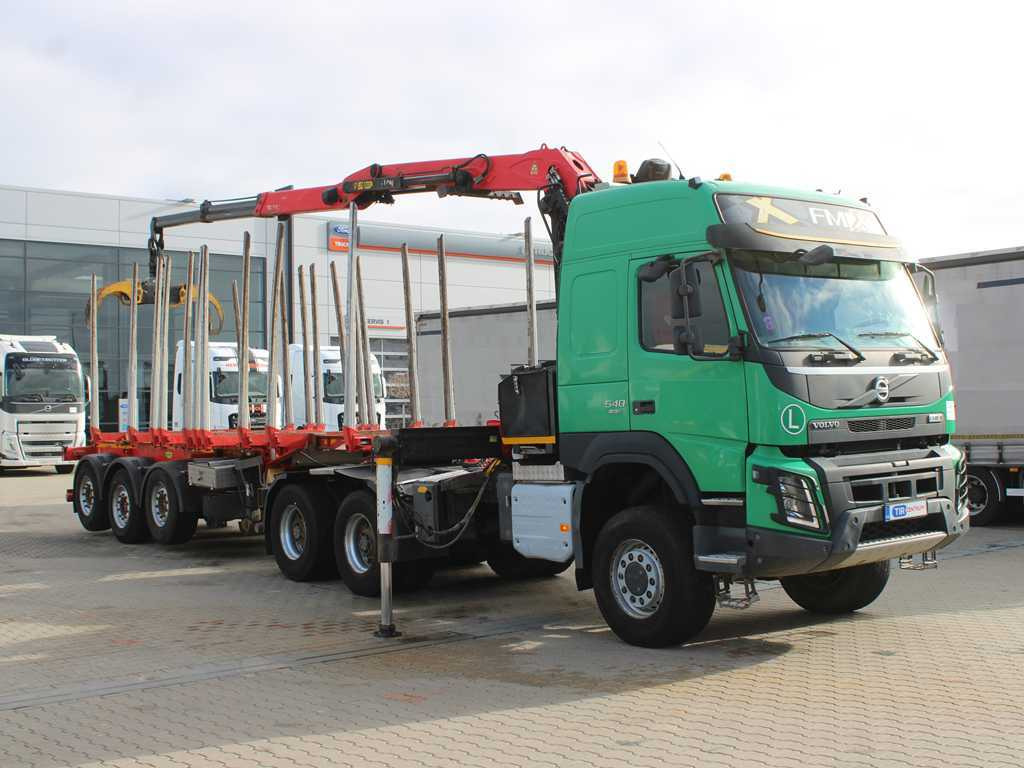 Volvo FM 540, EURO 6, 6X6, VEB+, PALFINGER Q170Z96 ARM + UMIKOV, PRICE FOR THE WHOLE SET!! - Trattore stradale, Semirimorchio trasporto legname: foto 4 Volvo FM 540, EURO 6, 6X6, VEB+, PALFINGER Q170Z96 ARM + UMIKOV, PRICE FOR THE WHOLE SET!! - Trattore stradale, Semirimorchio trasporto legname: foto 4