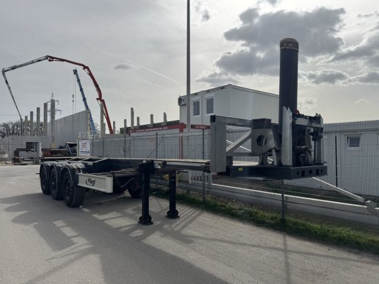 FLIEGL 30 ft Container Kippchassis ,Alufelgen - Semirimorchio portacontainer/ Caisse interchangeable: foto 3 FLIEGL 30 ft Container Kippchassis ,Alufelgen - Semirimorchio portacontainer/ Caisse interchangeable: foto 3