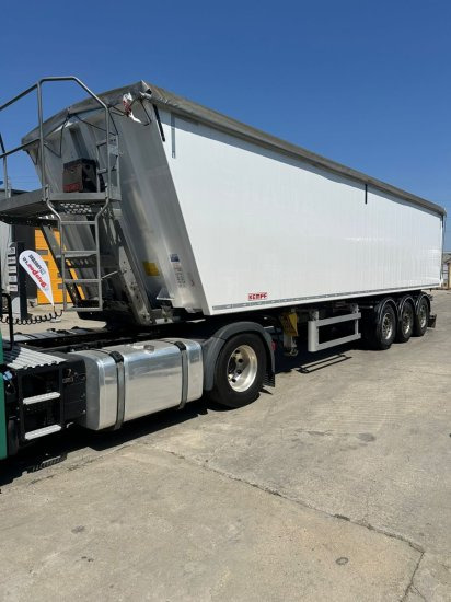 Kempf SKM 39 Alu-Kastenmulde 55m³ Rollplane - Semirimorchio ribaltabile: foto 1 Kempf SKM 39 Alu-Kastenmulde 55m³ Rollplane - Semirimorchio ribaltabile: foto 1