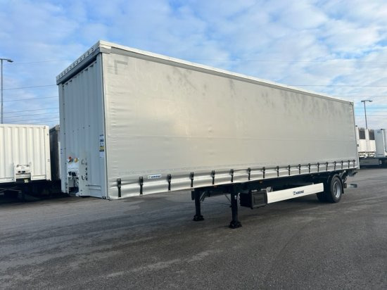 Krone City Liner Profi, 1-Achs- Zwangsgelenkt, Dhollandia LBW 2000kg, - Semirimorchio centinato: foto 1 Krone City Liner Profi, 1-Achs- Zwangsgelenkt, Dhollandia LBW 2000kg, - Semirimorchio centinato: foto 1