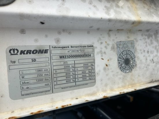 Semirimorchio centinato Krone SD Tautliner, Edscha-Verdeck, BPW-Achsen, Coil mehrere Einheiten verfügbar: foto 15