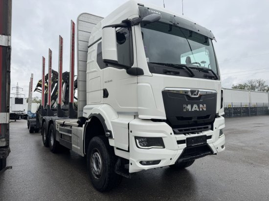 MAN TGS 33.510 BL 6x4, Intarder, Holztransporter, LIV 120Z - Camion trasporto legname, Camion con gru: foto 3 MAN TGS 33.510 BL 6x4, Intarder, Holztransporter, LIV 120Z - Camion trasporto legname, Camion con gru: foto 3