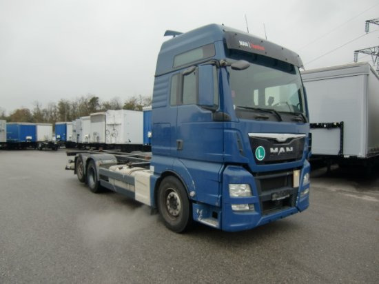 MAN TGX 26.440 BDF, XXL, Retarder, Automatik, E6, Liftachse, - Autocarro portacontainer/ Caisse interchangeable: foto 3 MAN TGX 26.440 BDF, XXL, Retarder, Automatik, E6, Liftachse, - Autocarro portacontainer/ Caisse interchangeable: foto 3