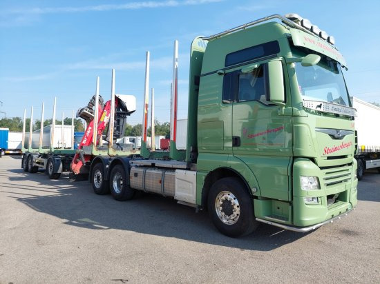 MAN TGX 26.500 6x4x4 Holztransporter,  Motor Neu  OHNE ANHÄNGER - Camion trasporto legname, Camion con gru: foto 2 MAN TGX 26.500 6x4x4 Holztransporter,  Motor Neu  OHNE ANHÄNGER - Camion trasporto legname, Camion con gru: foto 2