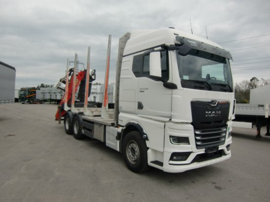 MAN TGX 33.580 BL 6x4, Intarder, Holztransporter, - Camion trasporto legname, Camion con gru: foto 3 MAN TGX 33.580 BL 6x4, Intarder, Holztransporter, - Camion trasporto legname, Camion con gru: foto 3