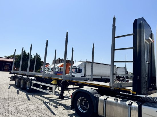 MEGA TIMBER LONG Holzauflieger 6 Rungenpaare - Semirimorchio trasporto legname: foto 1 MEGA TIMBER LONG Holzauflieger 6 Rungenpaare - Semirimorchio trasporto legname: foto 1