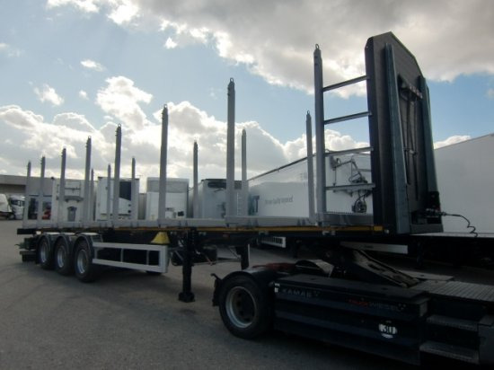 MEGA TIMBER LONG Holzauflieger 8 Rungenpaare 3. Achse Liftachse - Semirimorchio trasporto legname: foto 3 MEGA TIMBER LONG Holzauflieger 8 Rungenpaare 3. Achse Liftachse - Semirimorchio trasporto legname: foto 3