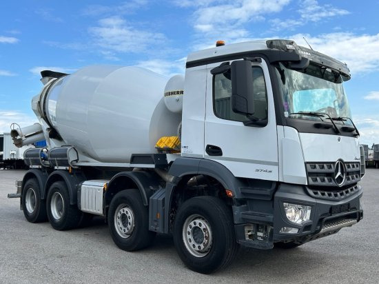 Mercedes-Benz Arocs 3743, 8x4 Betonmischer, Euro 6, 9m³ Liebherr Mischer - Autobetoniera: foto 2 Mercedes-Benz Arocs 3743, 8x4 Betonmischer, Euro 6, 9m³ Liebherr Mischer - Autobetoniera: foto 2