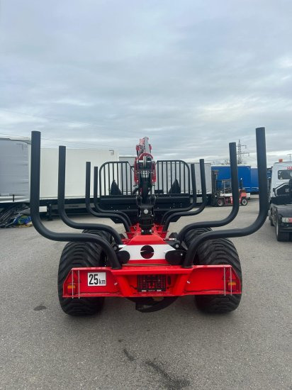 STEPA M-16 Forstanhänger mit Steindl Palfinger Forstkran L, 2-Achsig 4- Rungenpaare - Rimorchio forestale: foto 5 STEPA M-16 Forstanhänger mit Steindl Palfinger Forstkran L, 2-Achsig 4- Rungenpaare - Rimorchio forestale: foto 5