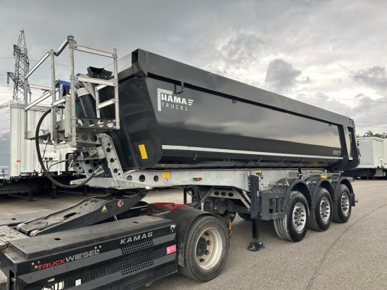 Schmitz Kippmulde 24m³, Stahl-light Chassis, Liftachse, Rollplane - Semirimorchio ribaltabile: foto 2 Schmitz Kippmulde 24m³, Stahl-light Chassis, Liftachse, Rollplane - Semirimorchio ribaltabile: foto 2