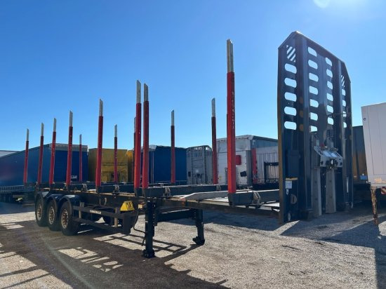 Schwarzmüller Holzauflieger, 8 Rungenpaare, SAF-Achsen, Liftachse - Semirimorchio trasporto legname: foto 3 Schwarzmüller Holzauflieger, 8 Rungenpaare, SAF-Achsen, Liftachse - Semirimorchio trasporto legname: foto 3