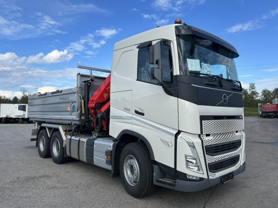 Volvo FH 500 3-Seiten Meiller Kipper mit Palfinger PK22002EH, Retarder, - Autocarro ribaltabile: foto 3 Volvo FH 500 3-Seiten Meiller Kipper mit Palfinger PK22002EH, Retarder, - Autocarro ribaltabile: foto 3