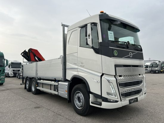 Volvo FH 500 6X2 Euro6, Retarder, Pritsche, Palfinger PK22002-EH - Autocarro con pianale/ Cassone fisso, Camion con gru: foto 3 Volvo FH 500 6X2 Euro6, Retarder, Pritsche, Palfinger PK22002-EH - Autocarro con pianale/ Cassone fisso, Camion con gru: foto 3