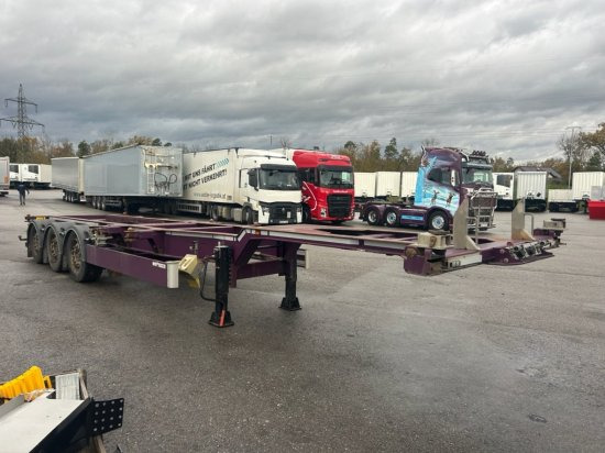 Web Trailer LPRS24 Heckschieber 1x20 ft 2x20 ft 1x40 ft - Semirimorchio portacontainer/ Caisse interchangeable: foto 1 Web Trailer LPRS24 Heckschieber 1x20 ft 2x20 ft 1x40 ft - Semirimorchio portacontainer/ Caisse interchangeable: foto 1