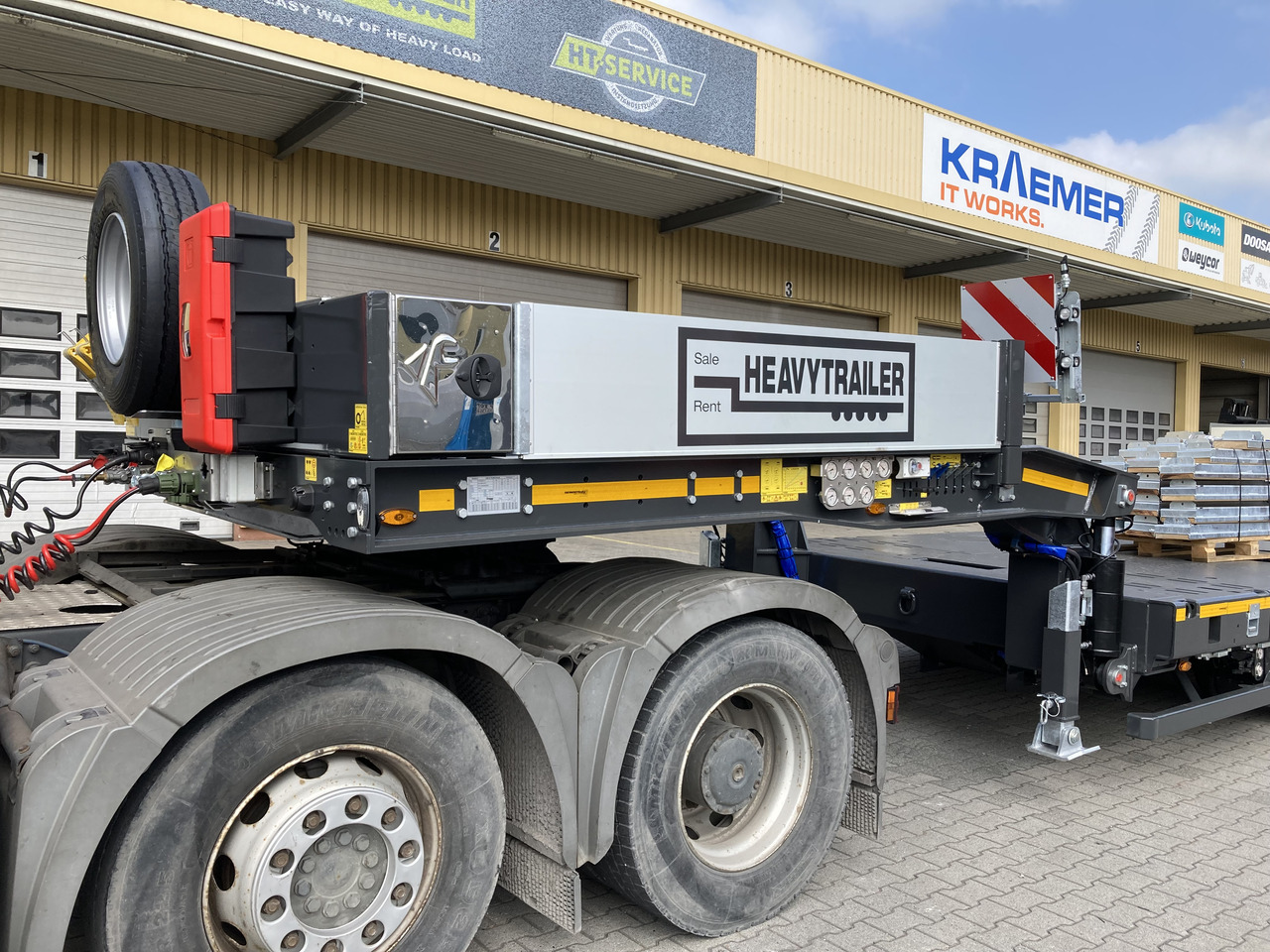 FAYMONVILLE 6-Achs-Tele-Semi mit PA-X Achssystem - Semirimorchio pianale ribassato: foto 2 FAYMONVILLE 6-Achs-Tele-Semi mit PA-X Achssystem - Semirimorchio pianale ribassato: foto 2