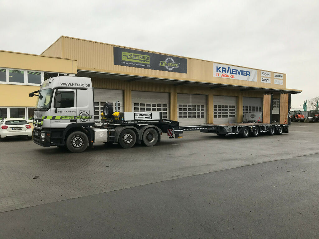 Faymonville 4-(2+2)-Achs-Tele-Semi m. Radmulden u. Rampen - Semirimorchio pianale ribassato: foto 3 Faymonville 4-(2+2)-Achs-Tele-Semi m. Radmulden u. Rampen - Semirimorchio pianale ribassato: foto 3