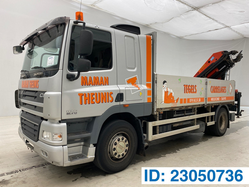 DAF CF85.410 - Autocarro con pianale/ Cassone fisso, Camion con gru: foto 1 DAF CF85.410 - Autocarro con pianale/ Cassone fisso, Camion con gru: foto 1