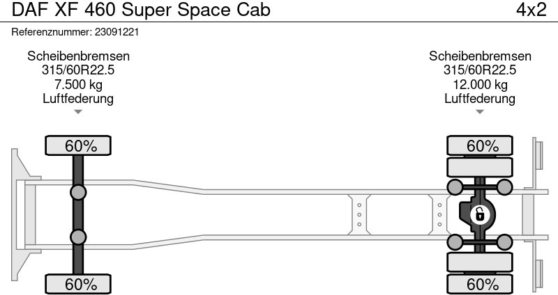 Camion centinato DAF XF 460 Super Space Cab: foto 14 Camion centinato DAF XF 460 Super Space Cab: foto 14
