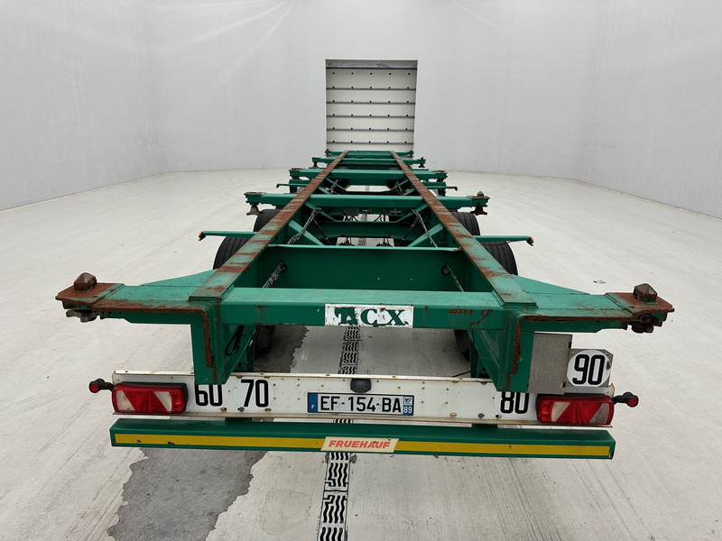 Semirimorchio portacontainer/ Caisse interchangeable Fruehauf Skelet 2 x 20-40 ft: foto 6
