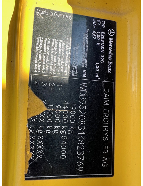 Autocarro ribaltabile, Camion con gru Mercedes-Benz Actros 2031 - 4x4: foto 20 Autocarro ribaltabile, Camion con gru Mercedes-Benz Actros 2031 - 4x4: foto 20